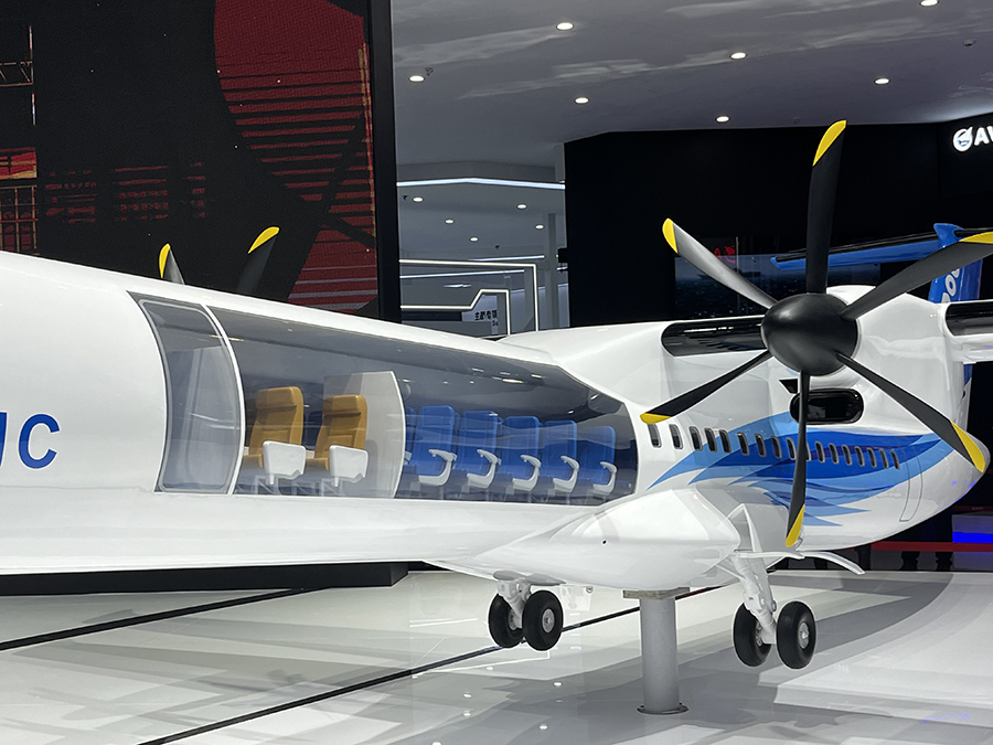 中國航空工業航展飛機模型